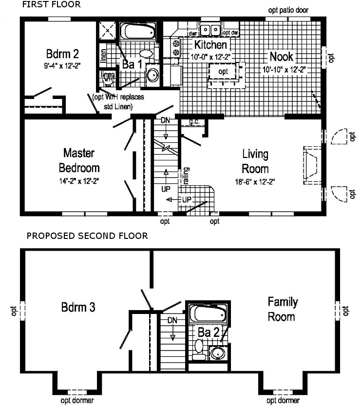 Floor Plan Cape Cod Modular Home Plans